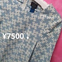 98点36号【期間限定♥】ランバンコレクション　半袖ワンピース　青　¥7500