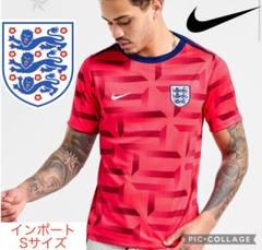 【新品】サッカー イングランド代表 プレマッチトップ　Sサイズ