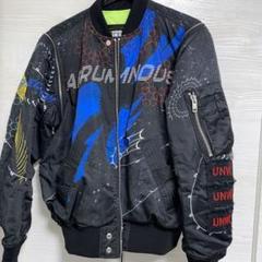 極美品 DIESEL ディーゼル 立体 星柄 スター ブルゾン