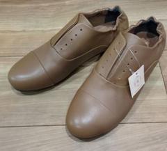 新品タグ付き　SamansaMos2 　モカ　　　　スリッポン Mサイズ