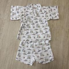 美品！プティマイン　petit mainスヌーピー　SNOOPY 甚平　100