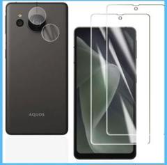 AQUOS Sense7 Plus ガラスフィルム 2枚／カメラフィルム 2枚