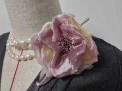 コサージュ 染花　２色セット　約10cm