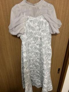 【dazzlin】シアーベールジャガードワンピース オフホワイト Sサイズ dazzlin ドレス シアーベールジャガードワンピース : ZOZOTOWN