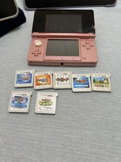 ニンテンドー3DS ピンク 本体+ゲームソフト10本セット