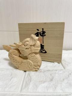 時代　龍に獅子彫　木彫地蔵菩薩　高さ12.7cm 東H6-0104①トヒエ 時代 龍に獅子彫 木彫地蔵菩薩 高さ12.7cm 東H6-0104①トヒエ