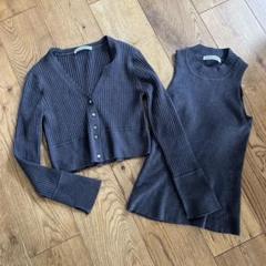 NICENICE MOMENT ニット・セーター レディース ナイスナイス モーメント 中古　古着 NICENICE MOMENT ニット・セーター M 青 【古着】【中古】【送料