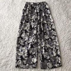 ⭐︎新品⭐︎ FUMIE TANAKA 花柄ストライプリラックスパンツ FUMIE TANAKA】jacquard flare P/O / jacquard flare PA