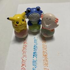 ポケモンスタンプ ピカチュウ ニョロモ ラッキー ロールスタンプ