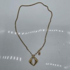 SAINT LAURENT サンローラン　ゴールド　ネックレス　鐙　馬具モチーフ 新作割☆YVES SAINT LAURENT ゴールド ストーン ネックレス ysl