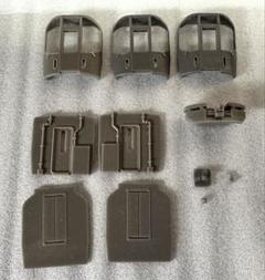 【限定特価】 茶*碗様 鉄*号様 1/80 近鉄楽イメージ 3D前面＋パーツ＋レーザー 鉄道模型