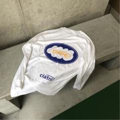ciatre cloud logo tee L/S WHT