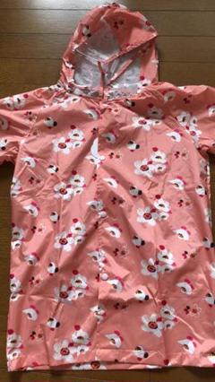 子供 レインコート 可愛い 超軽量 通学 リュック対応サイズ:XL