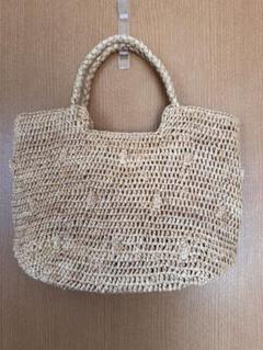 お気にいる 美品】SLOBE IENA メルカリ - ナチュラル ラフィア素材かごバッグ バッグ