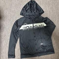 Reebok リーボック ラッシュガード フード付き ブラック 黒 140cm