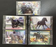 サラブレッドホースコレクション　箔押し　サイン5枚