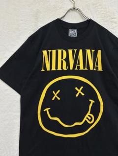 【極美品】NIRVANA ニルヴァーナ メンズ バンドTシャツ L ブラック