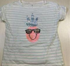 GAPスパンコールパイナップルTシャツキッズ女の子160