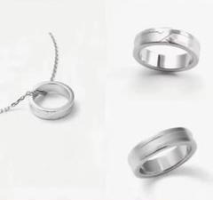 ENHYPEN ROMANCE:UNTOLDリングネックレス　ソンフン Enhypen HEESEUNG ROMANCE UNTOLD Ring Necklace with photocard
