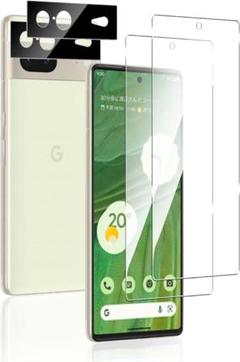 Google Pixel 7 ガラスフィルム 2枚 + カメラフィルム2枚