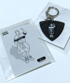 くじラックオンライン限定 『梓川』　ピックキーホルダー　ステッカー　2点セット