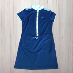 美品 LANVIN SPORT ゴルフワンピース 40サイズ ネイビー