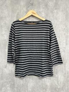 マリメッコ marimekko コットンボーダーボートネックTシャツ S