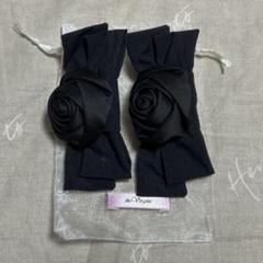 the virgins バレッタ ブラック ローズ バラ 薔薇