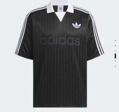 adidas 襟付きゴーリートップ　ブラック　ポロシャツ