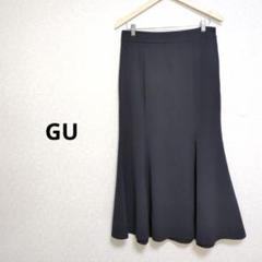GU ジーユー カットソーマーメイドロングスカート ブラック 【XL】のサムネイル
