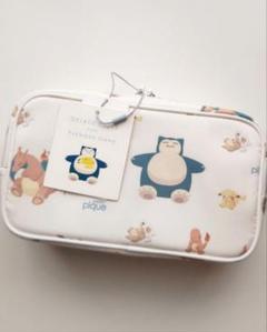 ジェラートピケ　ポケモン　ポーチB(Ｌ) ハンドタオル　ピカチュウ asada-net_4570181525914