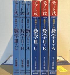 青チャート 数1A/2B/C 分解済み 青チャート 数学II チャート式 解説編 - メルカリ