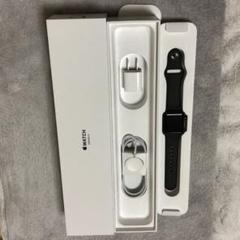 アップルウォッチ Series3 38mm スペースグレイ
