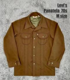 【70s USA】リーバイス/ボードシャツ/Ｍ/ウエスタン/ブラウン/白タグ/茶 70s USA】リーバイス/ボードシャツ/M/ウエスタン/ブラウン/白