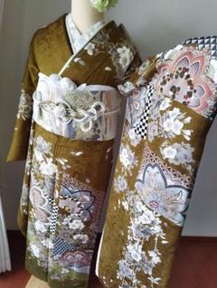 ミィ様　372.華徒然のカッコいい振袖7点セット　正絹　フルセット　成人式 ミィ様 372.華徒然のカッコいい振袖7点セット 正絹 フルセット