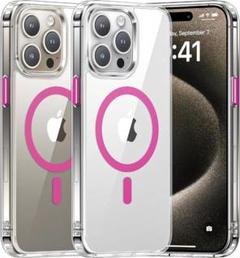iPhone 15 Pro ケース 耐衝撃 磁力強い【MagSafe対応!】