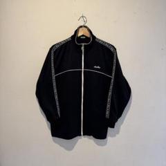希少デザイン STUSSY ステューシー トラックジャケット ロゴ ブラック stussyステューシー トラックジャケット ジャージ ブラック XL