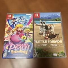 Switch プリンセスピーチショータイム／リトルフレンズパピーアイランド　2点