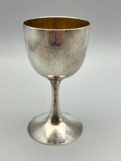 純銀　アンティーク　シルバーカップ ペア　酒杯　美品骨董 英国アンティークシルバー【純銀】1914年 透かしのコンポート