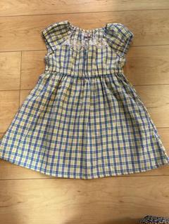 バースデイ/半袖ワンピース チェック ワンピース 女の子 size110