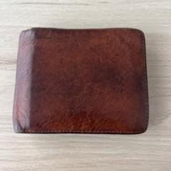 中古・古着通販】genten (ゲンテン) 2つ折り財布 ブラウン