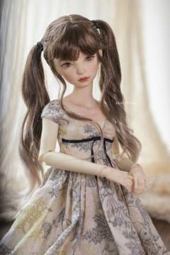 WN97 BJD 1/4 人形 ドール　用ウィッグ カツラ 耐熱 ハンドメイド