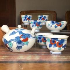 有田焼 恵山作 色鍋島 烏瓜文 玉露茶器揃 7点 有田焼 恵山作 色鍋島 烏瓜文 玉露茶器揃 7点 - メルカリ