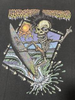 【レア】90s USA製 Christian Fletcher Tシャツ スカル