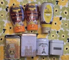 6点set 茶葉 蜂蜜 缶 タリーズ カルディ ニューオータニ 新品