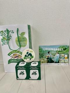 GREEN LABEL × Mrs. GREEN APPLE グラス 2個セット GREEN LABEL × Mrs GREEN APPLE コラボロゴ入りグラス 2個セット