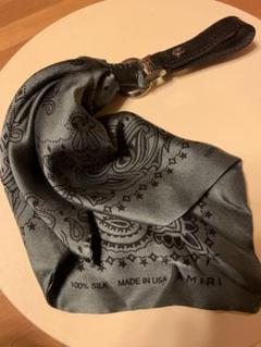 AMIRI アミリ バンダナキーホルダー シルク スカーフ  キーリング AMIRI アミリ バンダナキーホルダー シルク スカーフ キーリング