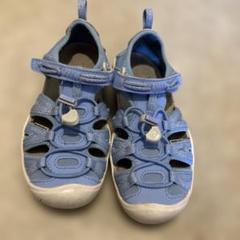 keen キーン　18.5センチ　水色キラキラ