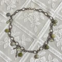 天然石 チェーンネックレス【ハンドメイド】
