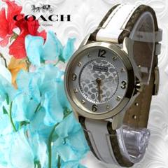 Ⴤ934ꕤ 極美品 COACH コーチ シグネチャー 腕時計 レディース